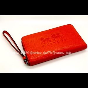 Jes Coach Large Phone Wallet w/ Horse & Carriage